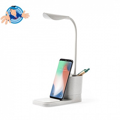 Lampada caricatore wireless dal design ecologico. PERSONALIZZABILE