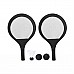 Set tennis o badminton con racchette e palline