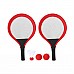 Set tennis o badminton con racchette e palline