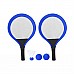 Set tennis o badminton con racchette e palline