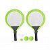 Set tennis o badminton con racchette e palline