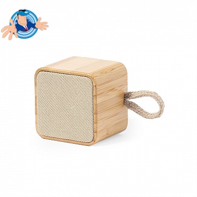 Speaker wireless in bambù e cotone