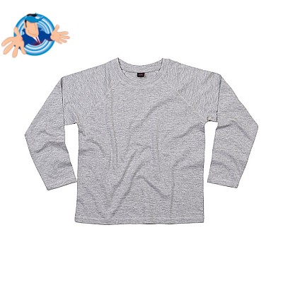 T-Shirt raglan maniche lunghe