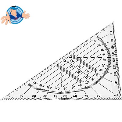 Squadretta con goniometro, Logo Personalizzato