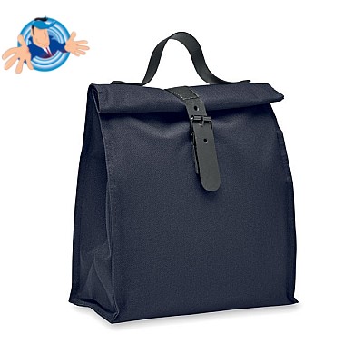 Borsa termica rolltop in materiale riciclato