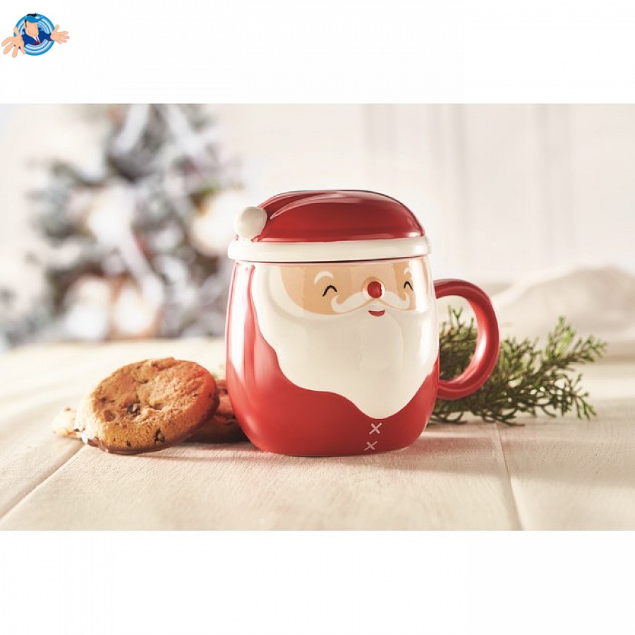 Tazza di Natale con nome personalizzato babbo natale idea regalo natalizia  – Grafica Nocera