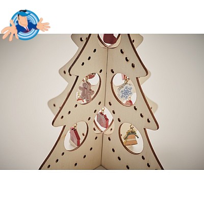 Mini albero di Natale personalizzabile, Logo Personalizzato