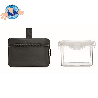 Borsa frigo ecologica con porta pranzo, Logo Personalizzato