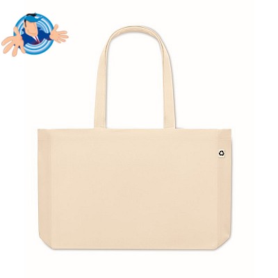 Realizzazione SHOPPER COTONE MANICI CORTI E SOFFIETTO