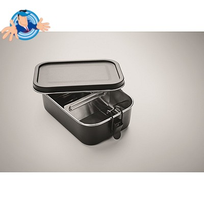 GiftRetail MO9923 - PRAGA LUNCHBOX porta pranzo in vetro - 900ml - prezzo  accessibile