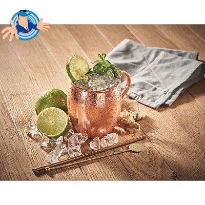 Cocktail Mug Moscow Mule 500 ml, 1 pezzo, Oro - Bicchieri da cocktail