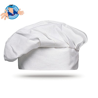 Cappello da cuoco in cotone, Logo Personalizzato