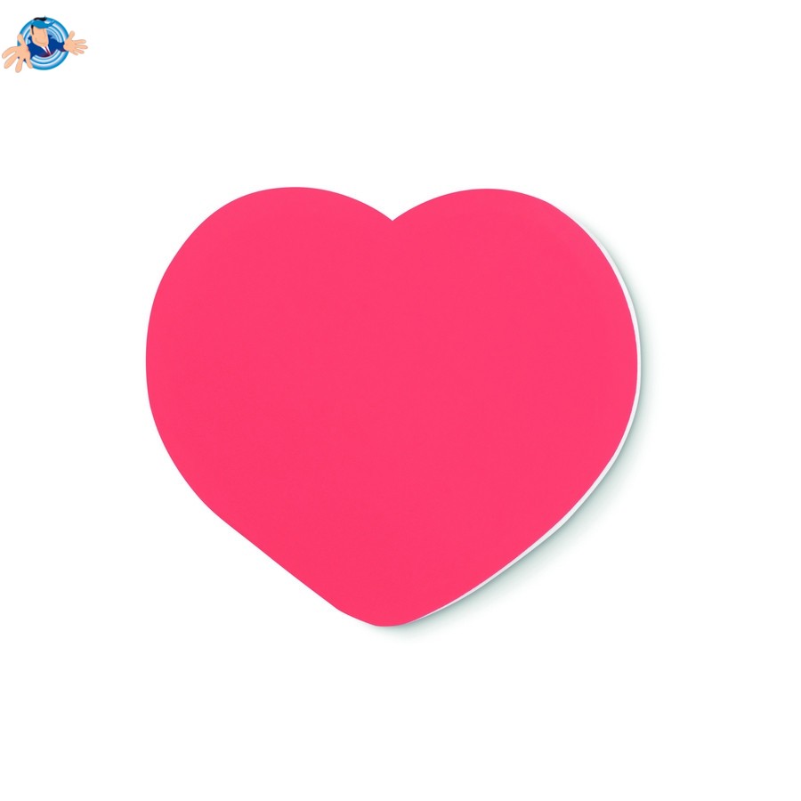 Post-it a forma di cuore | Logo Personalizzato