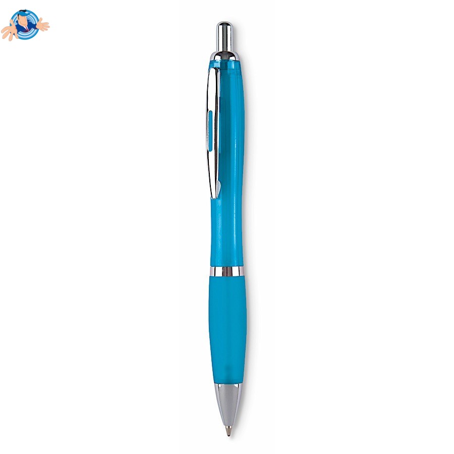 Penna a sfera retrattile numerata rilevabile - Clip blu