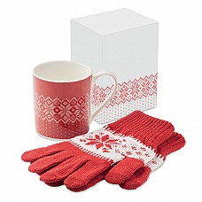 Set regalo guanti touchscreen e mug