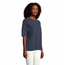 T-shirt donna oversize in cotone