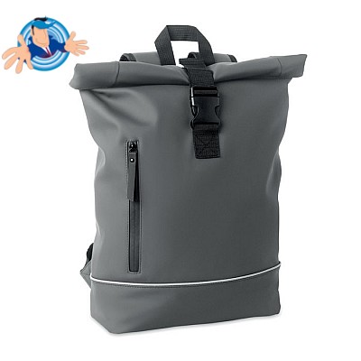 Zaino rolltop riflettente porta computer