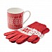 Set regalo guanti touchscreen e mug