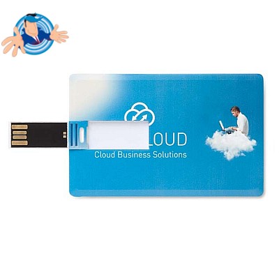 Chiavetta USB 2.0 a forma di carta di credito