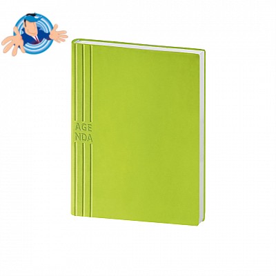 Agenda giornaliera 17x24 cm con copertina flessibile