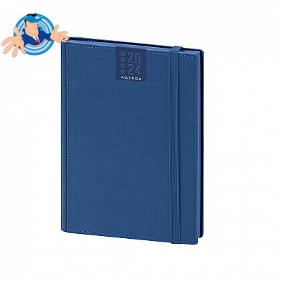 Agenda giornaliera 17x24 cm con astuccio, Logo Personalizzato