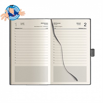 Agenda giornaliera Notes 9x15 col tuo logo - Gadget Personalizzati