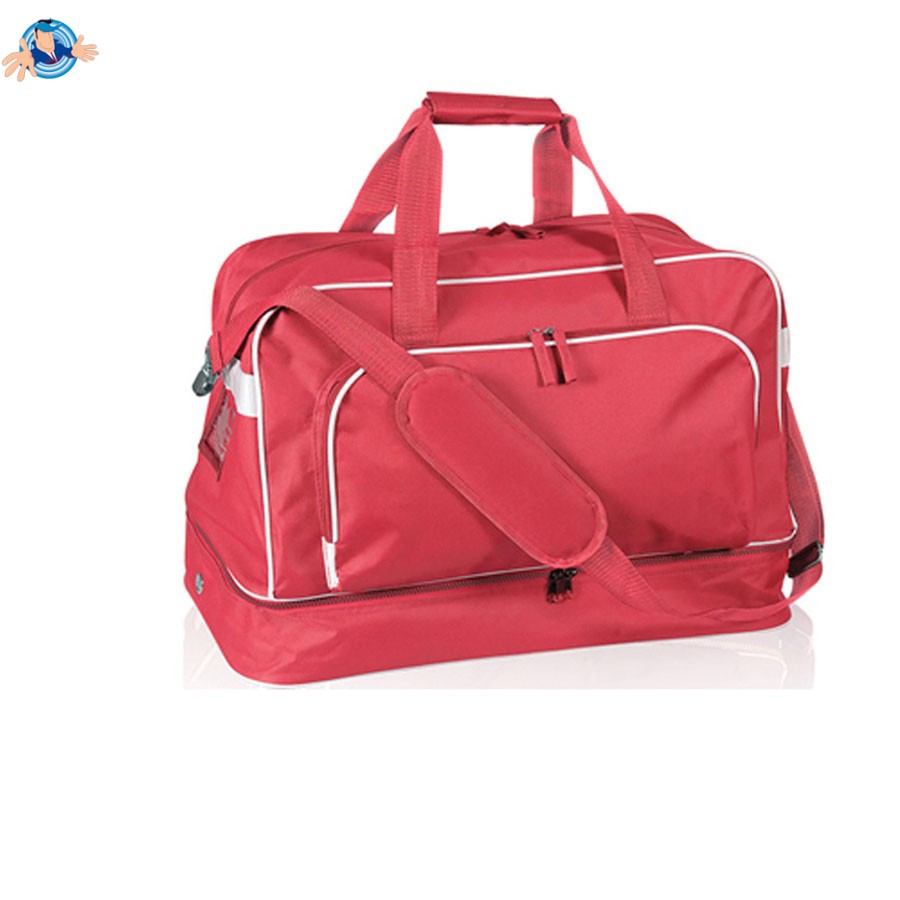 Borsa sport con tascone esterno con cerniera | Logo Personalizzato