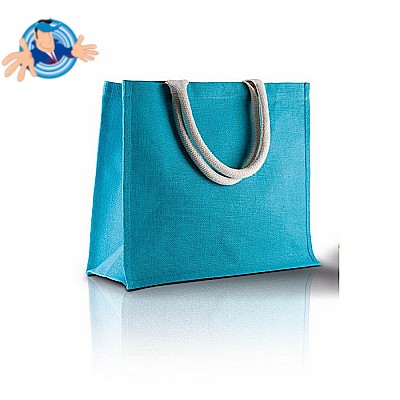 Borsa da mare in juta, Logo Personalizzato